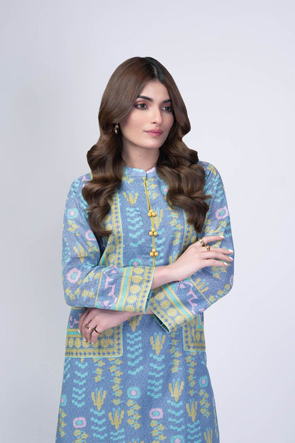 Alkaram - 1 Pc Printed Lawn Shirt