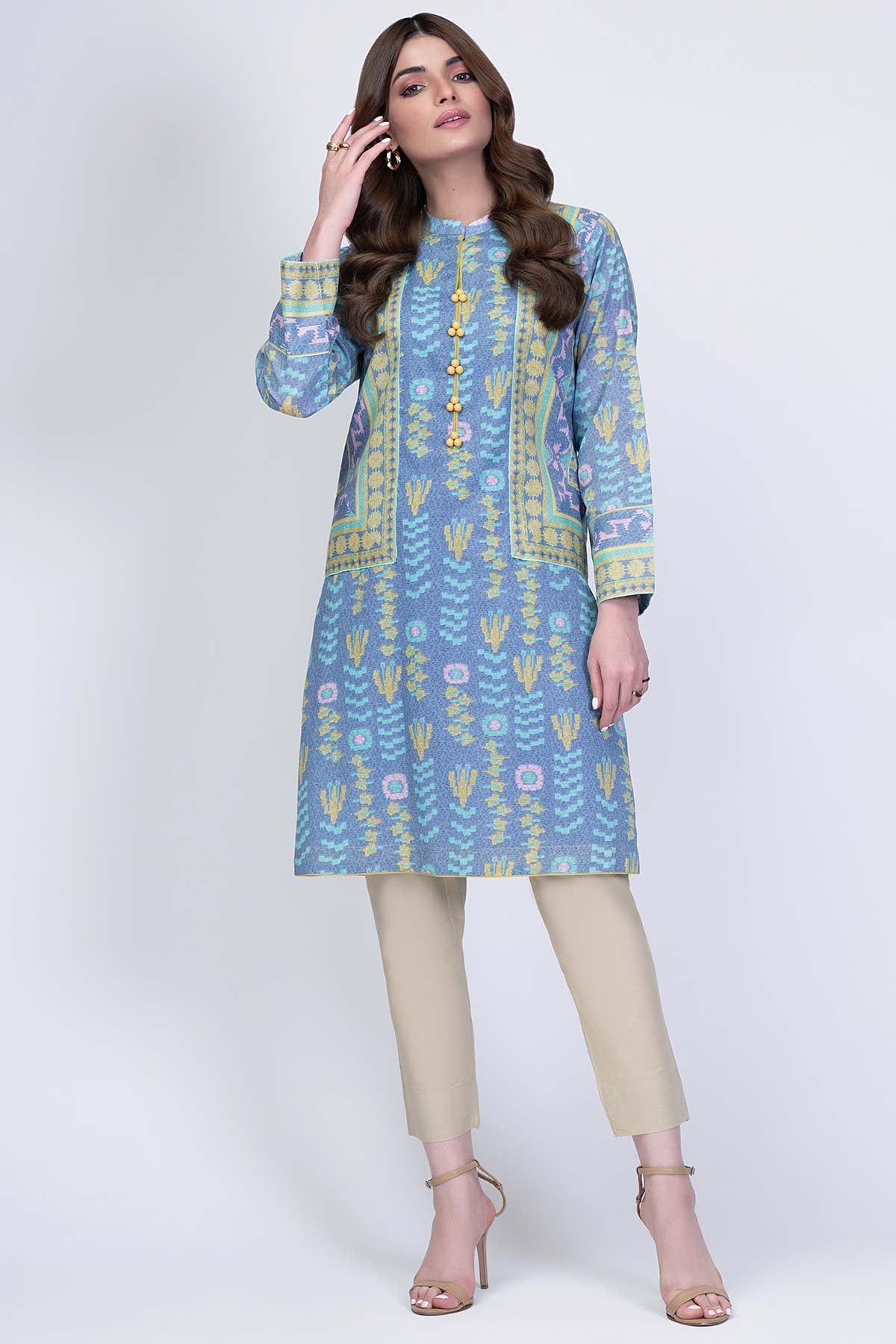 Alkaram - 1 Pc Printed Lawn Shirt