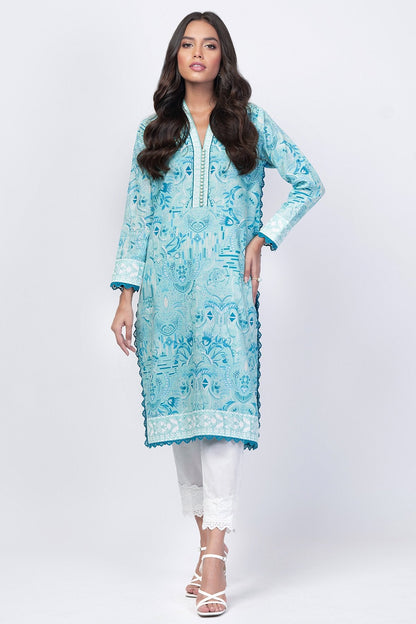 Alkaram - 1 Pc Printed Lawn Shirt