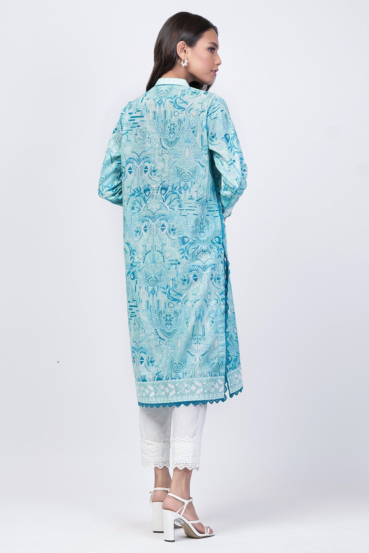 Alkaram - 1 Pc Printed Lawn Shirt