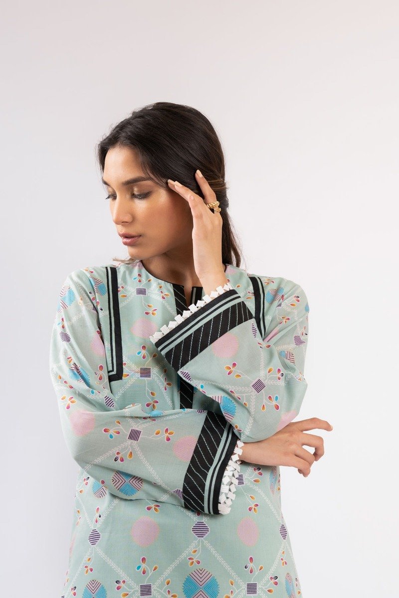 Alkaram - 1 Pc Printed Lawn Shirt