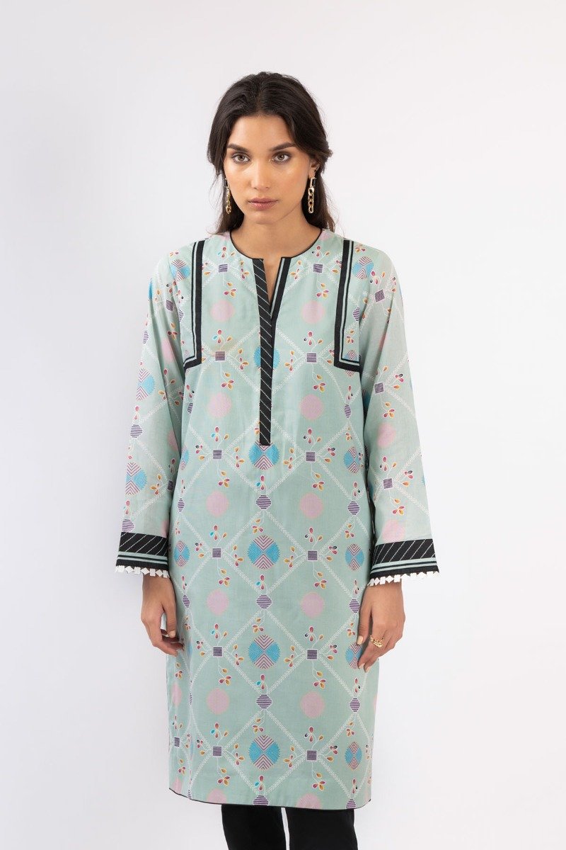Alkaram - 1 Pc Printed Lawn Shirt