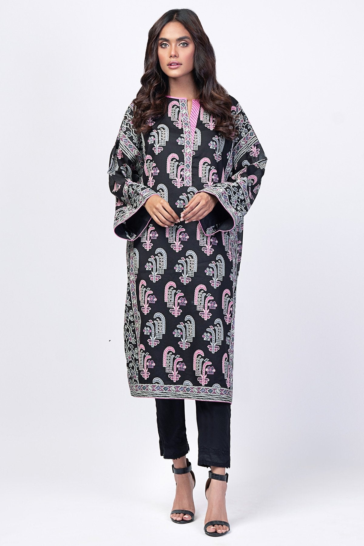 Alkaram - 1 Pc Printed Lawn Shirt
