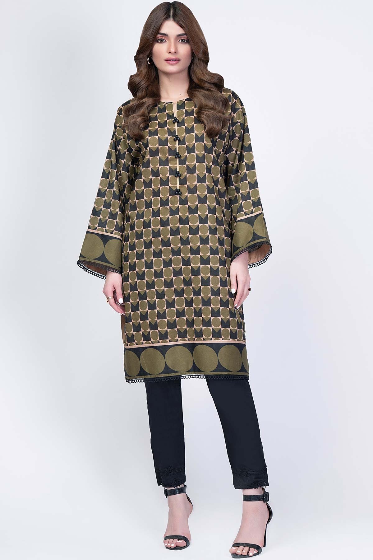 Alkaram - 1 Pc Printed Lawn Shirt