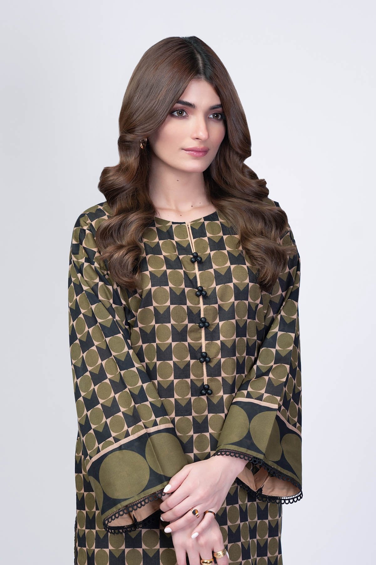 Alkaram - 1 Pc Printed Lawn Shirt