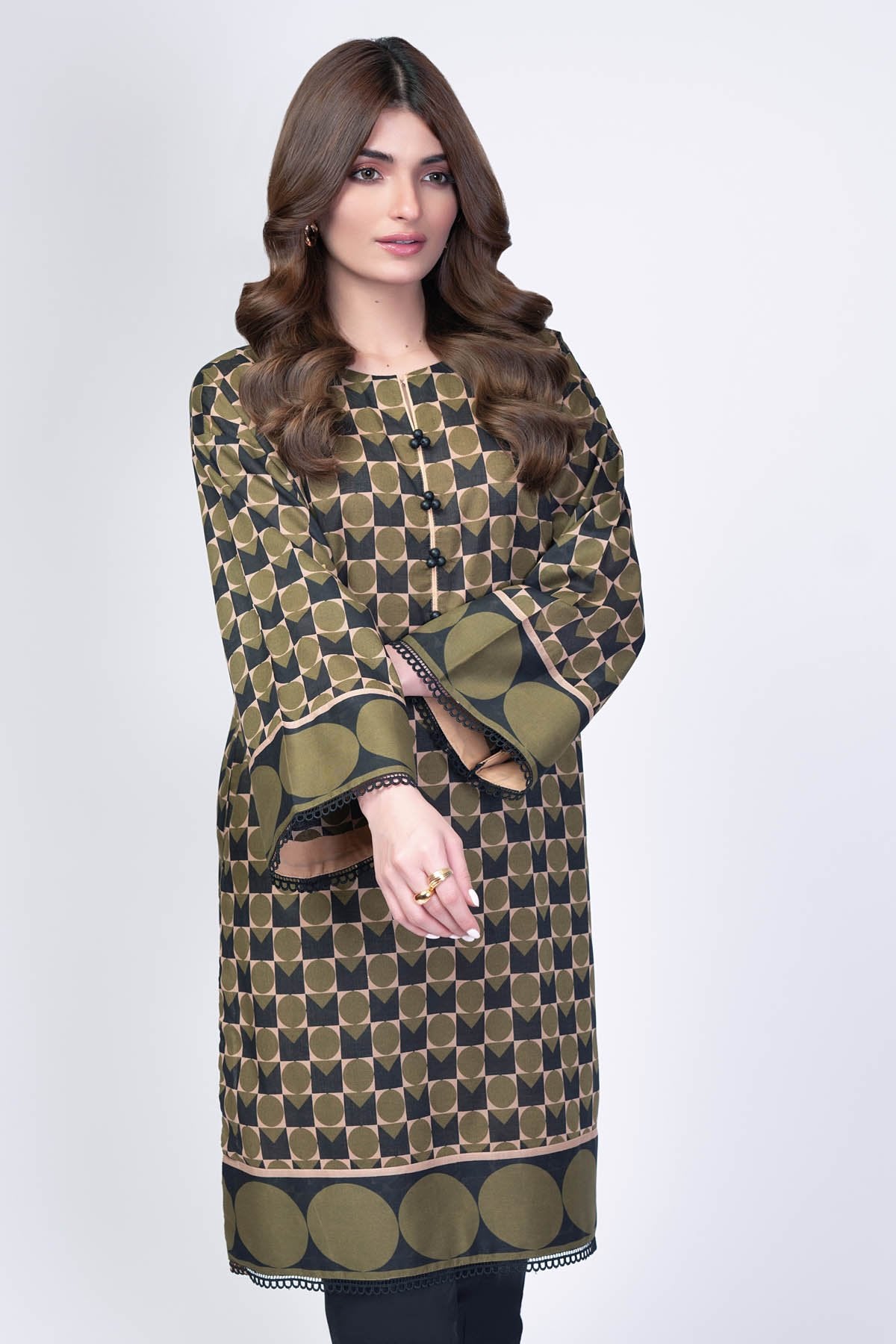 Alkaram - 1 Pc Printed Lawn Shirt