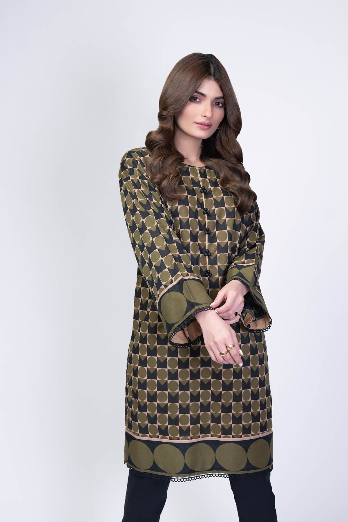 Alkaram - 1 Pc Printed Lawn Shirt