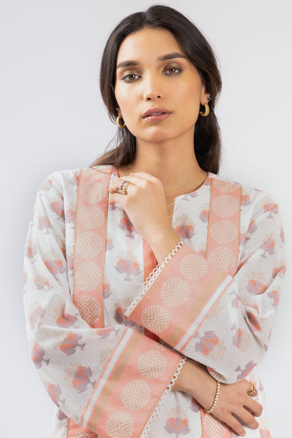 Alkaram - 1 Pc Printed Lawn Shirt