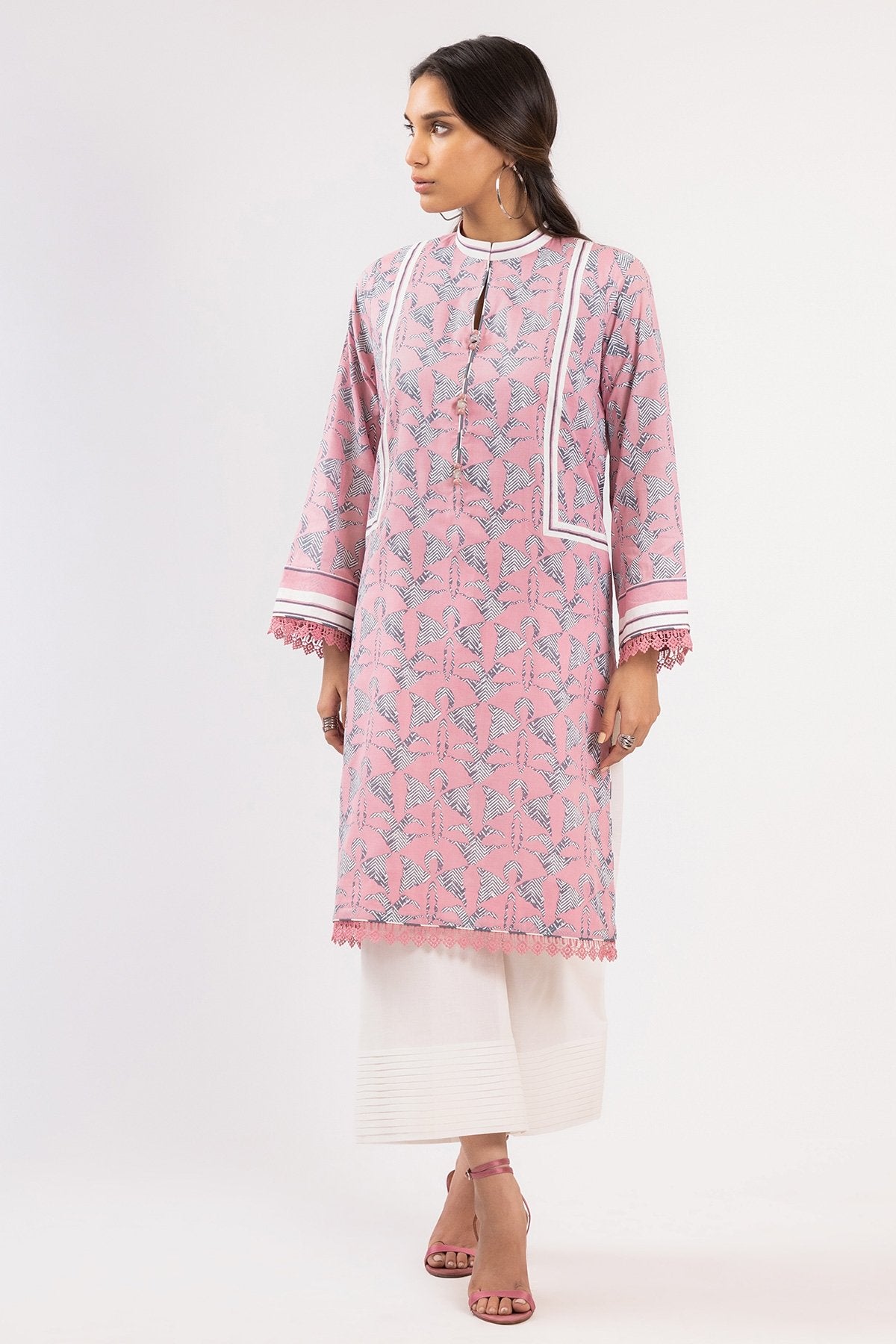 Alkaram - 1 Pc Printed Lawn Shirt