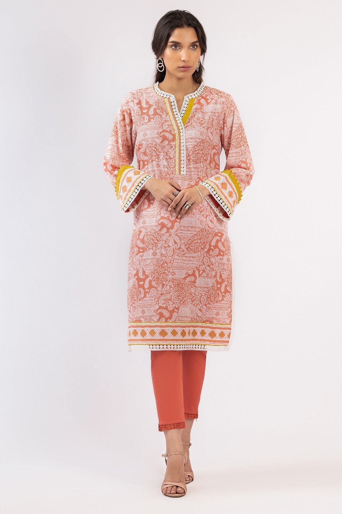 Alkaram - 1 Pc Printed Lawn Shirt