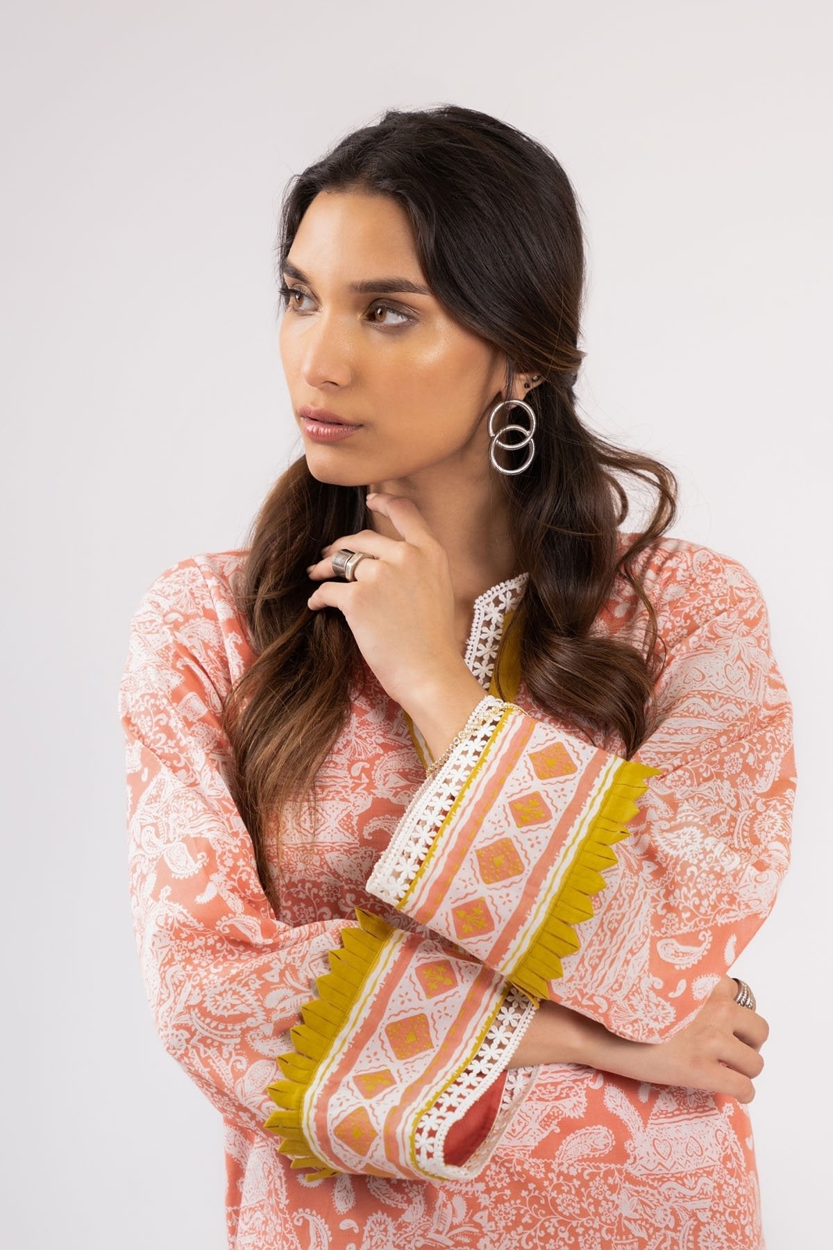 Alkaram - 1 Pc Printed Lawn Shirt