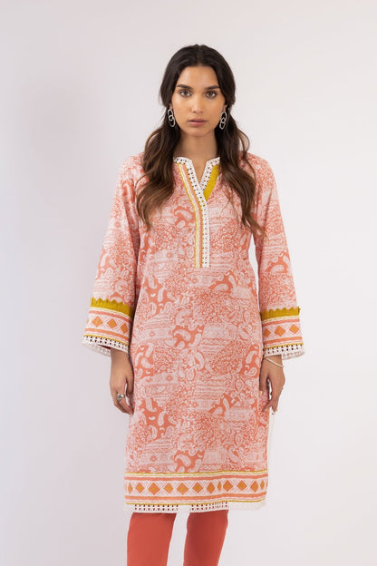 Alkaram - 1 Pc Printed Lawn Shirt