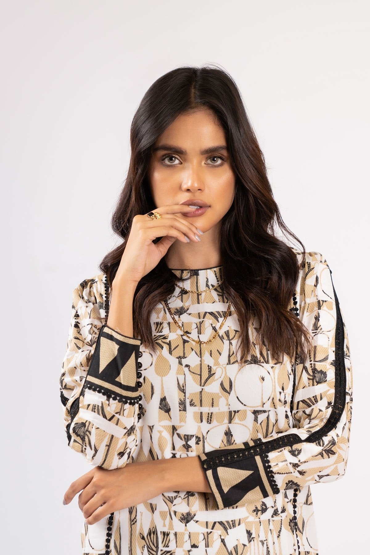 Alkaram - 1 Pc Printed Lawn Shirt