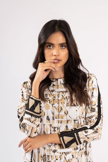 Alkaram - 1 Pc Printed Lawn Shirt
