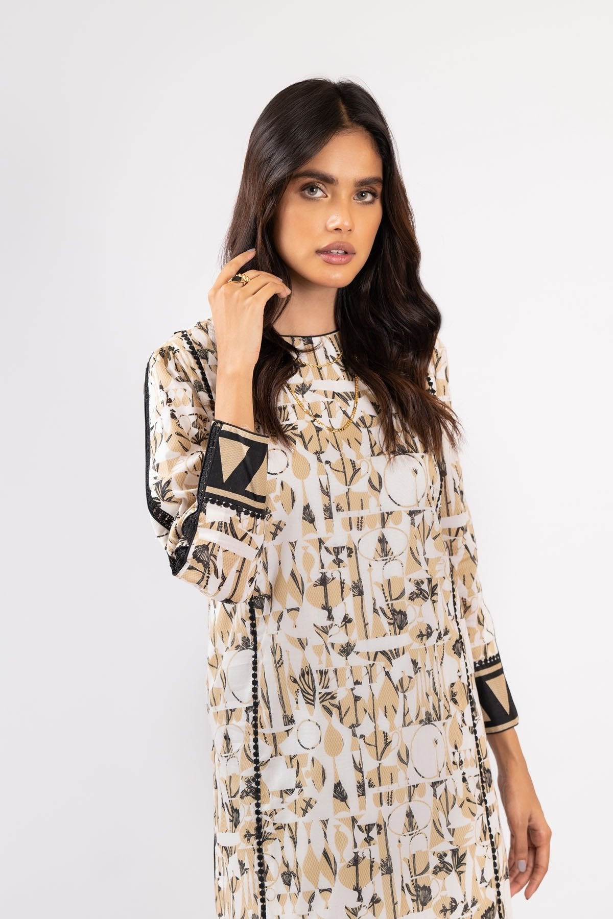 Alkaram - 1 Pc Printed Lawn Shirt