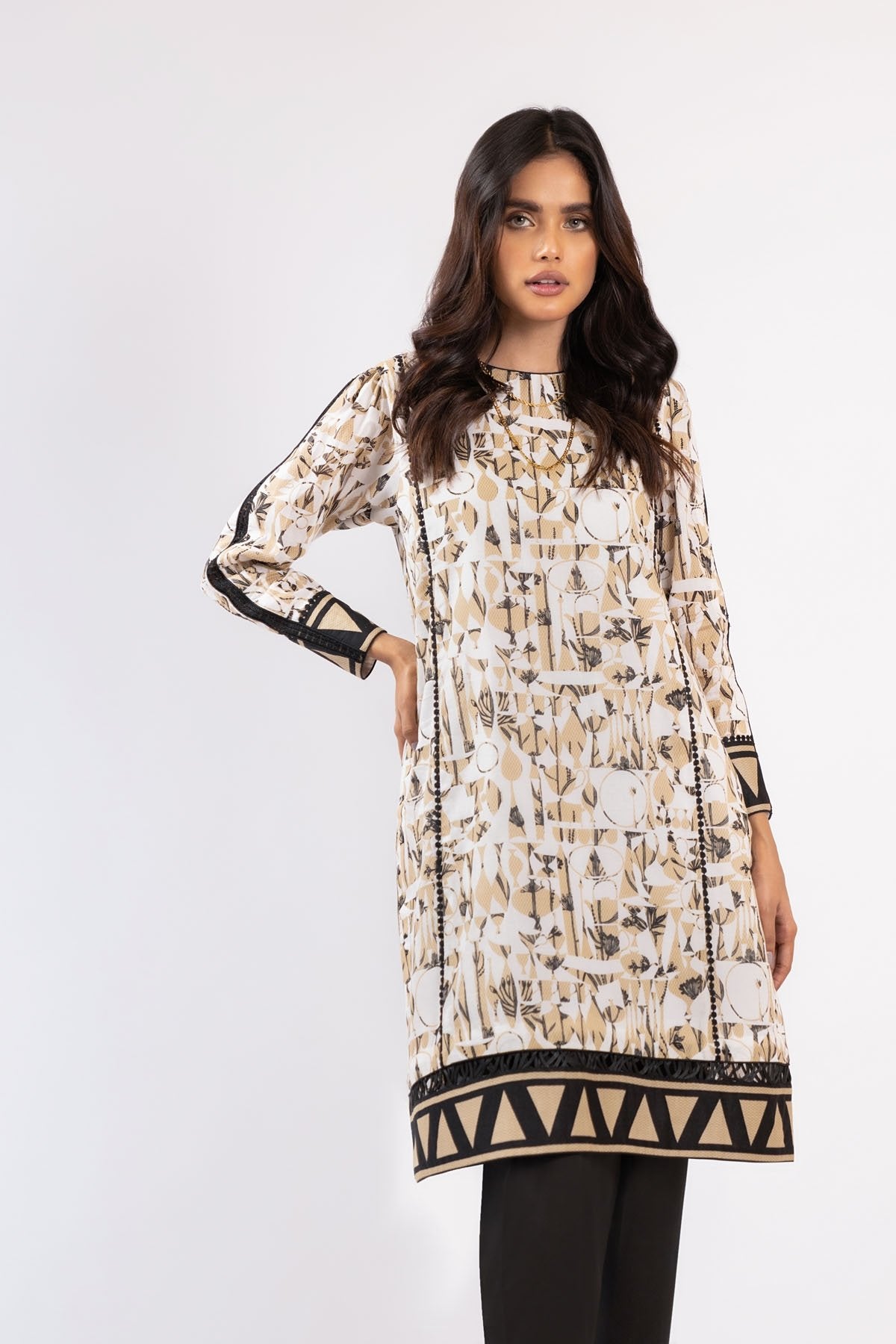 Alkaram - 1 Pc Printed Lawn Shirt