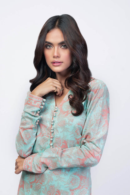 Alkaram - 1 Pc Printed Lawn Shirt