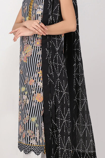 Alkaram - Printed Cotton Net Dupatta