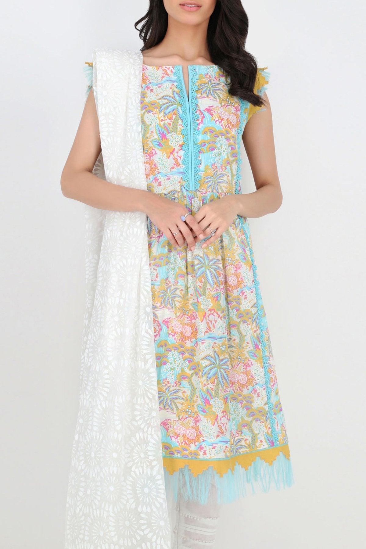 Alkaram - Printed Chiffon Dupatta