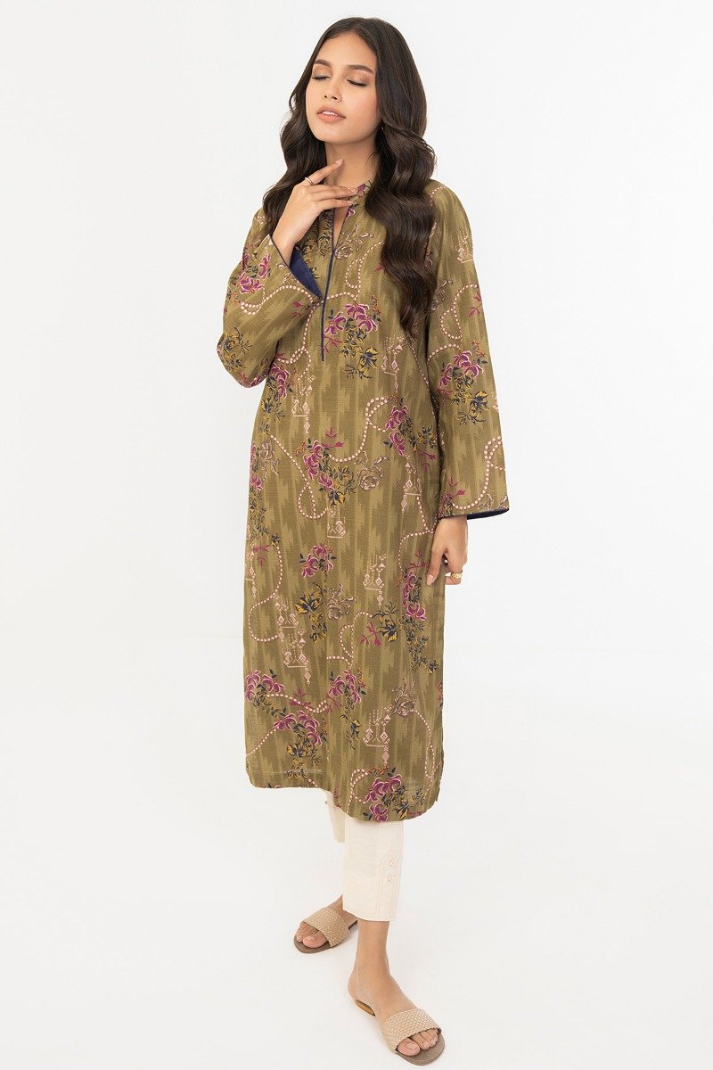 2 Pc Printed Khaddar Outfit