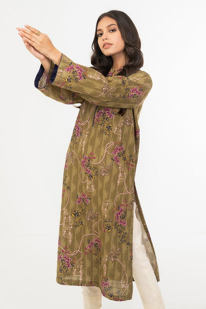 2 Pc Printed Khaddar Outfit