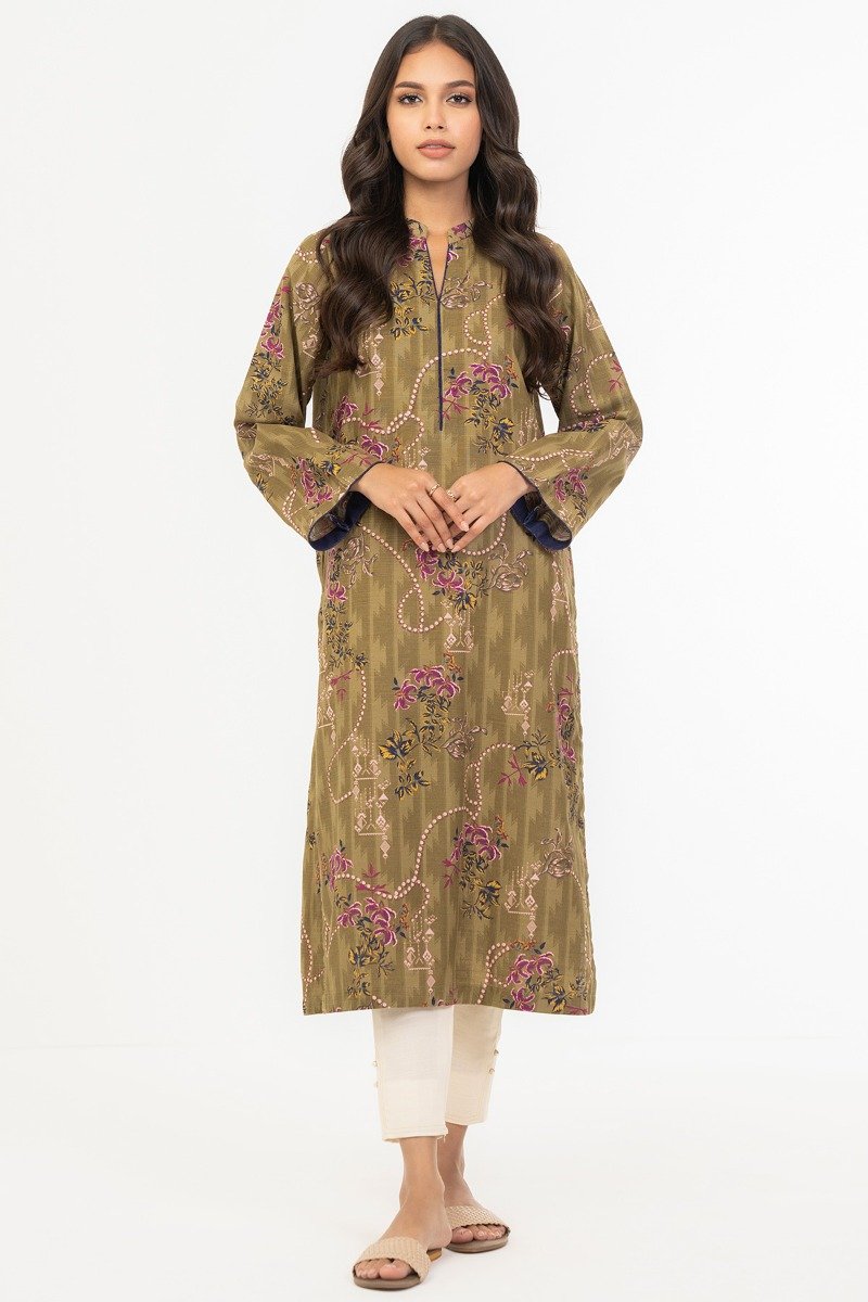 2 Pc Printed Khaddar Outfit