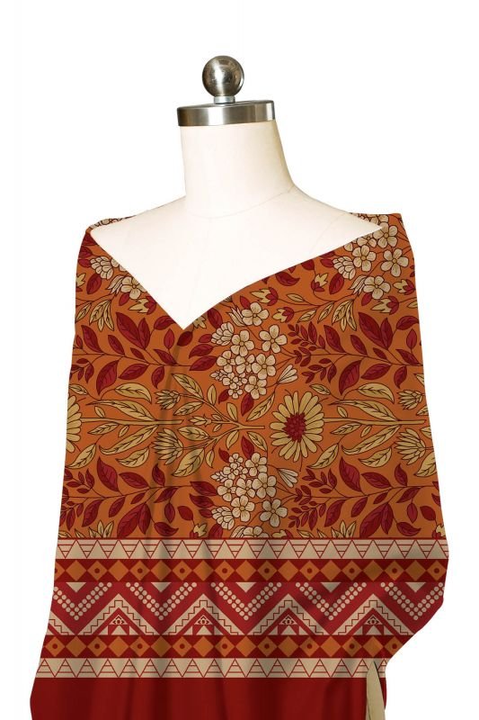 Alkaram - 1 Piece Khaddar Printed Shirt