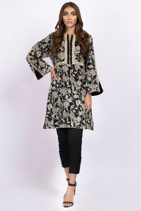 Alkaram - 1 Pc Printed Khaddar Shirt