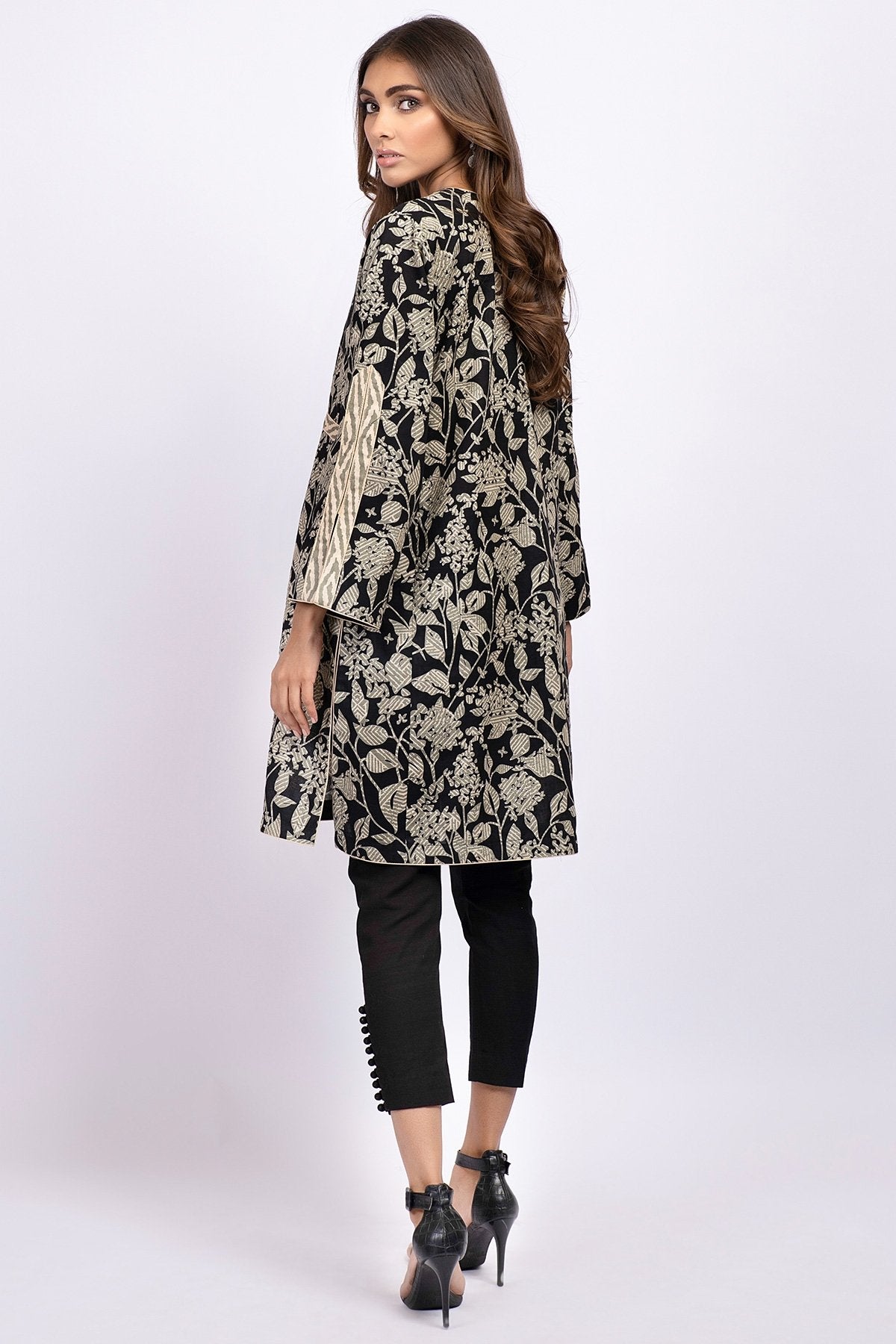 Alkaram - 1 Pc Printed Khaddar Shirt