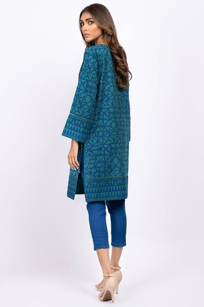 Alkaram - 1 Pc Printed Khaddar Shirt