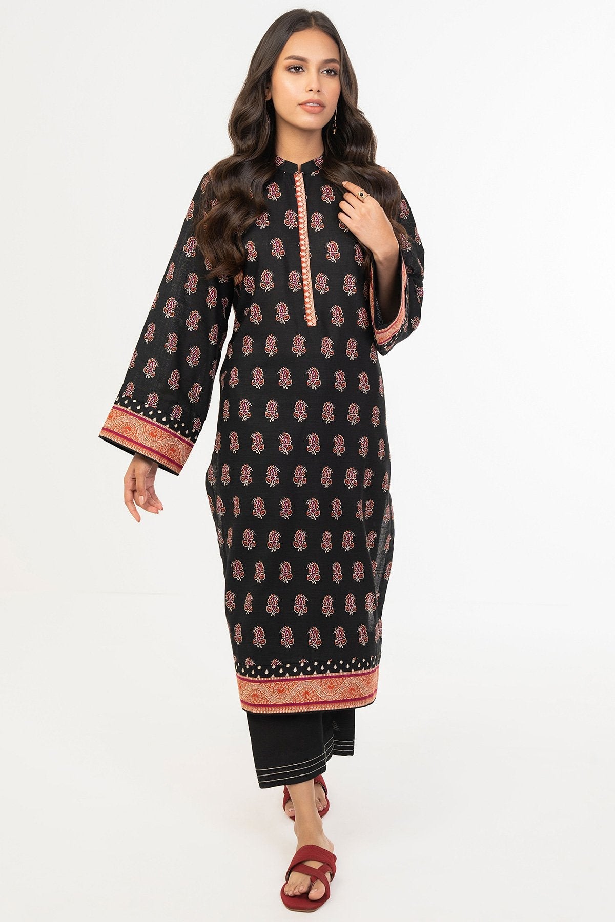 1 Pc Printed Khaddar Shirt