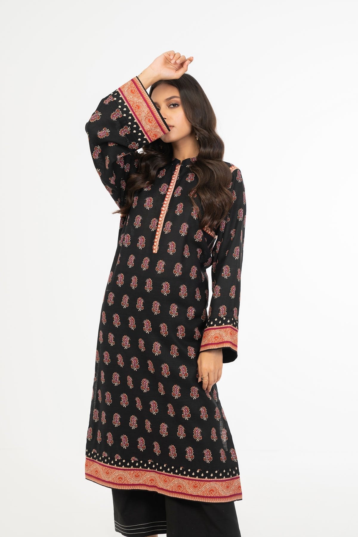 1 Pc Printed Khaddar Shirt