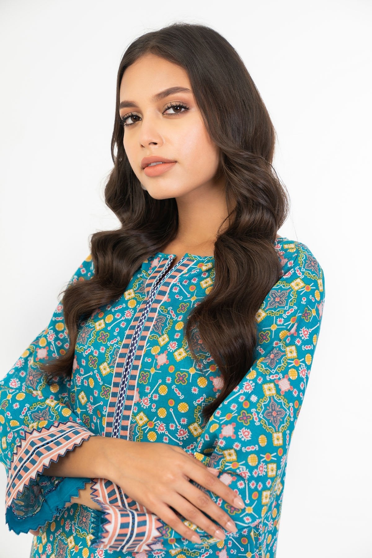 1 Pc Printed Khaddar Shirt