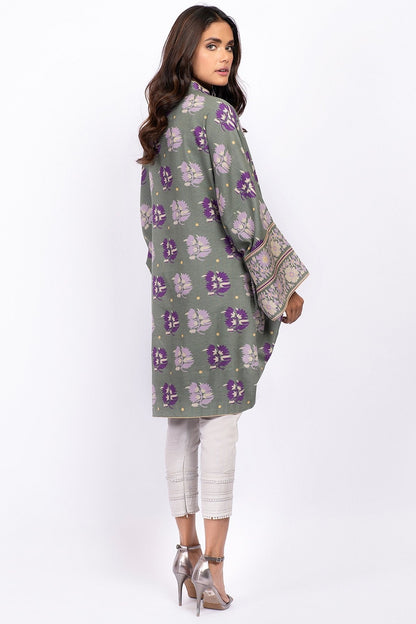 Alkaram - 1 Pc Printed Khaddar Shirt