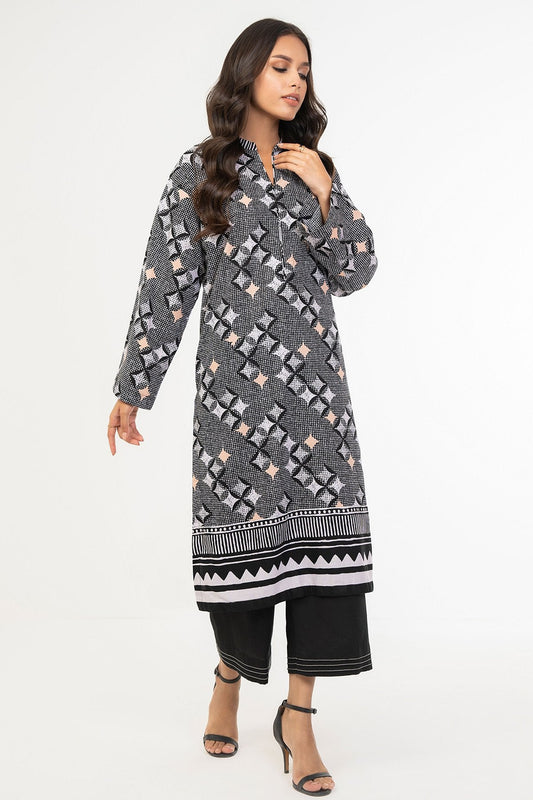 Printed Khaddar Kurti