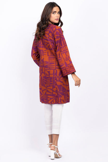 Alkaram - 1 Pc Printed Khaddar Shirt