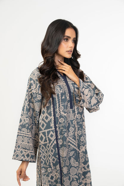 Printed Khaddar Kurti