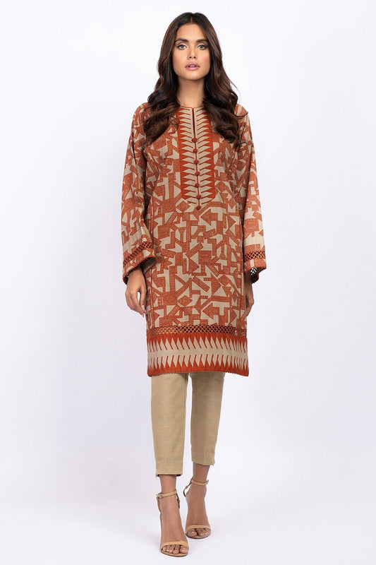 1 Pc Printed Khaddar Shirt