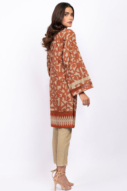 Alkaram - 1 Pc Printed Khaddar Shirt