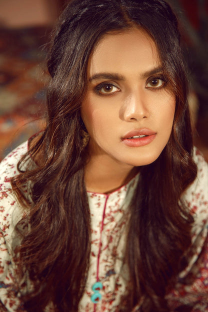 Alkaram - 3 Piece Printed Lawn Suit With Jacquard Net Dupatta