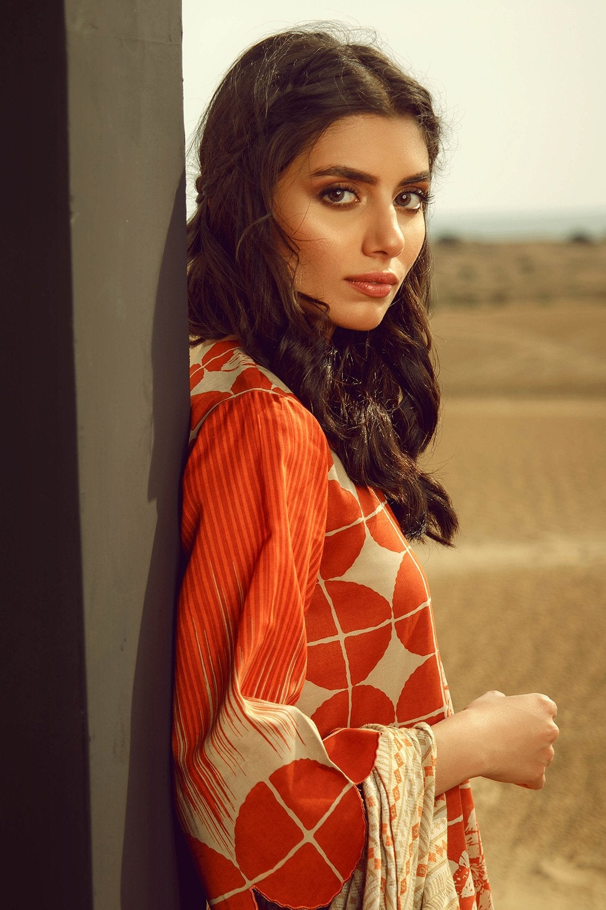 Alkaram - 3 Piece Printed Suit With Jacquard Net Dupatta