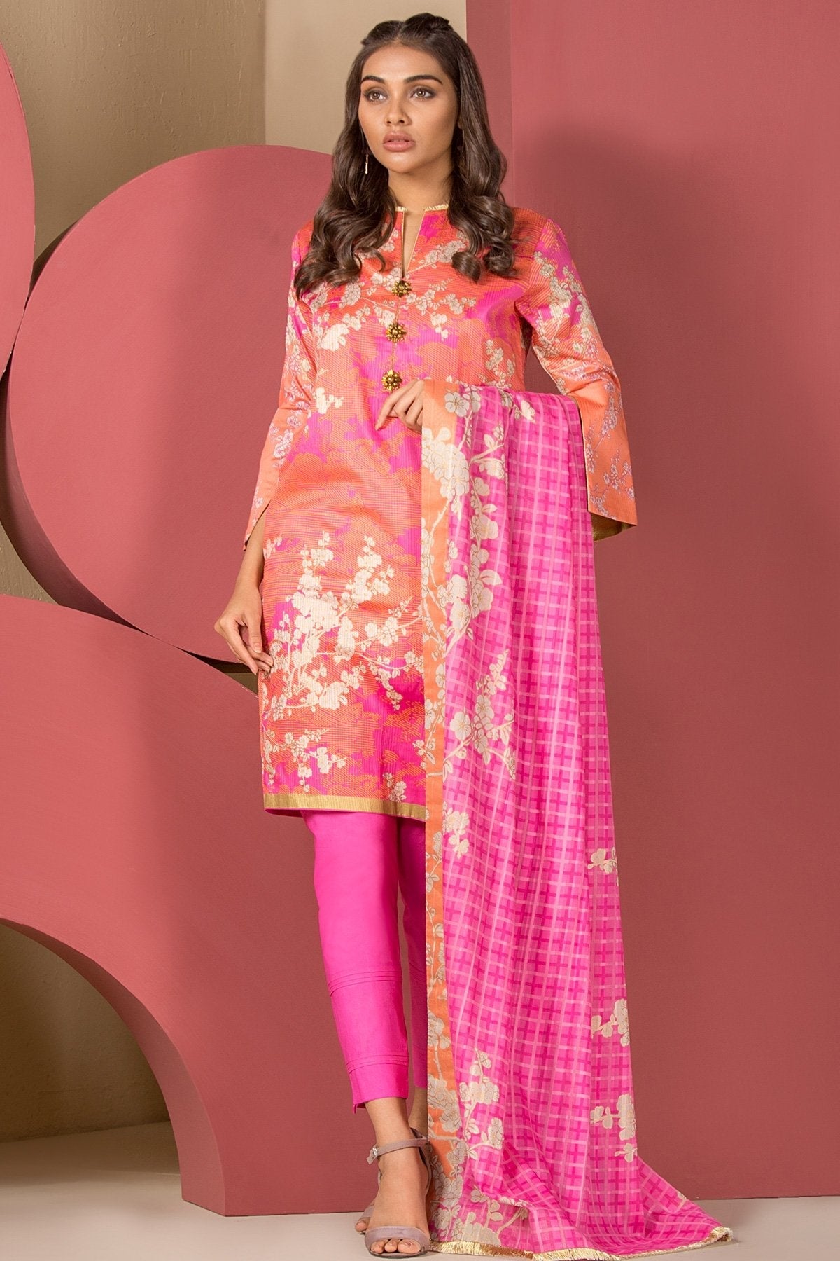 Alkaram - Khaddar 3 Pc Printed Suit