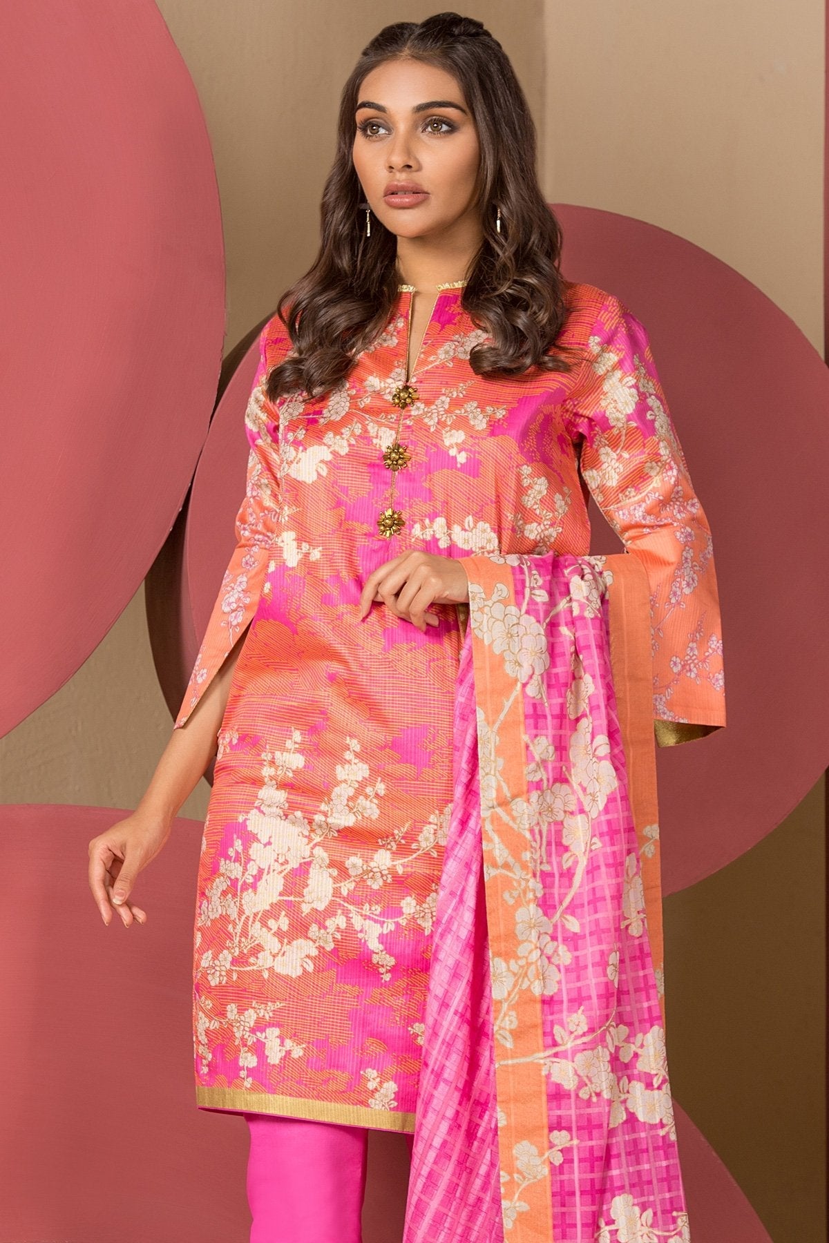 Alkaram - Khaddar 3 Pc Printed Suit