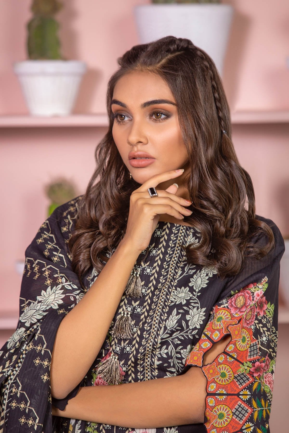 Alkaram - 3 Piece Printed Lawn Suit With Dooria Lawn Dupatta