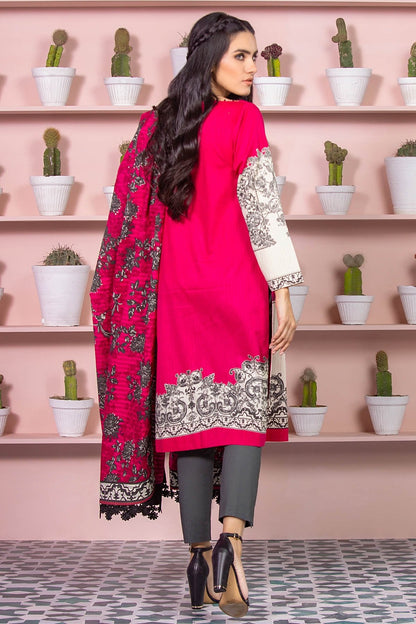 Alkaram - 2 Piece Printed Lawn Suit With Dooria Lawn Dupatta