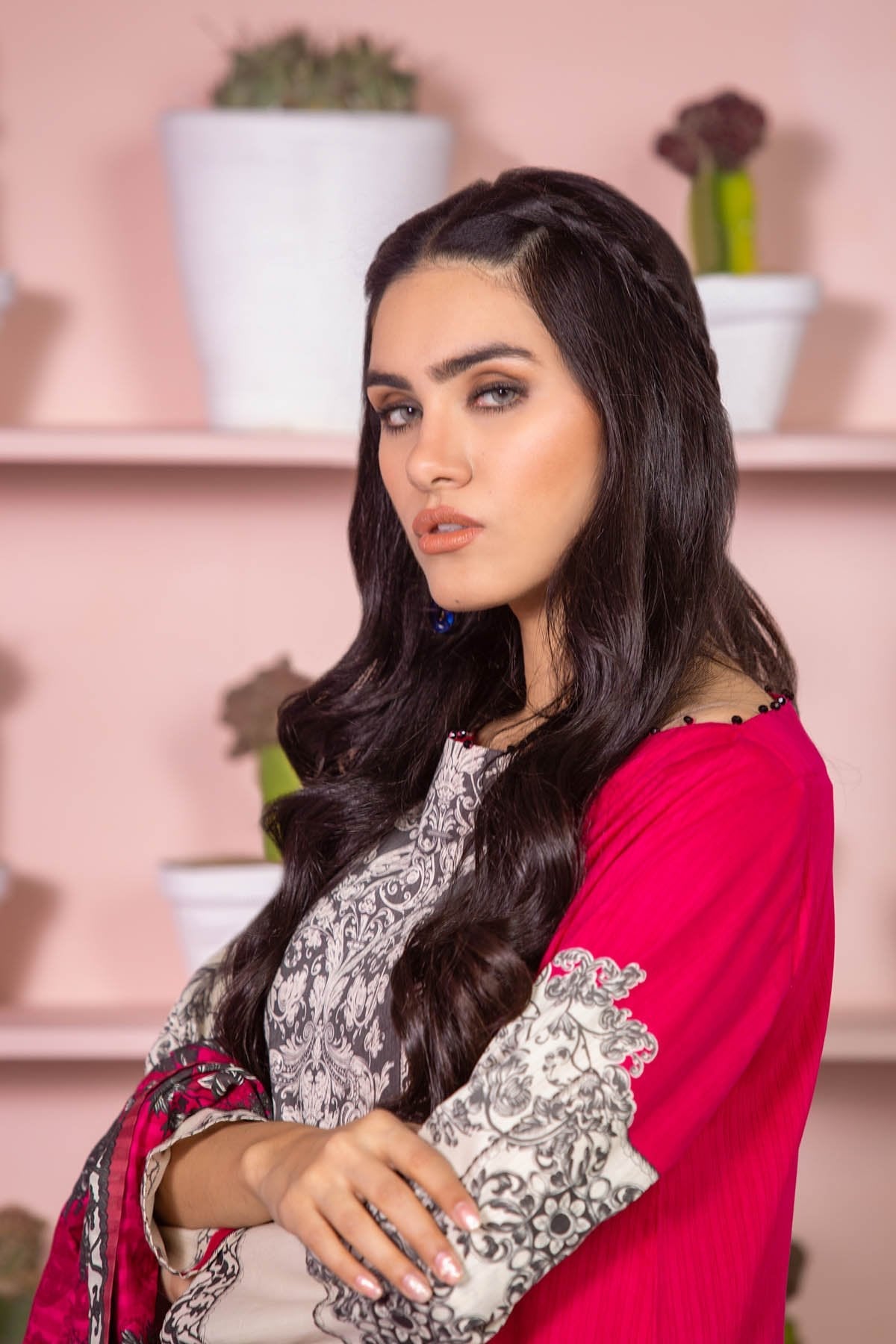 Alkaram - 2 Piece Printed Lawn Suit With Dooria Lawn Dupatta