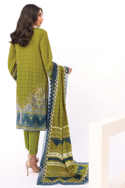 Alkaram - 2 Pc Embroidered Lawn Suit With Doria Dupatta