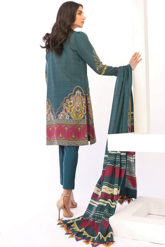 Alkaram - 2 Pc Embroidered Lawn Suit With Doria Dupatta