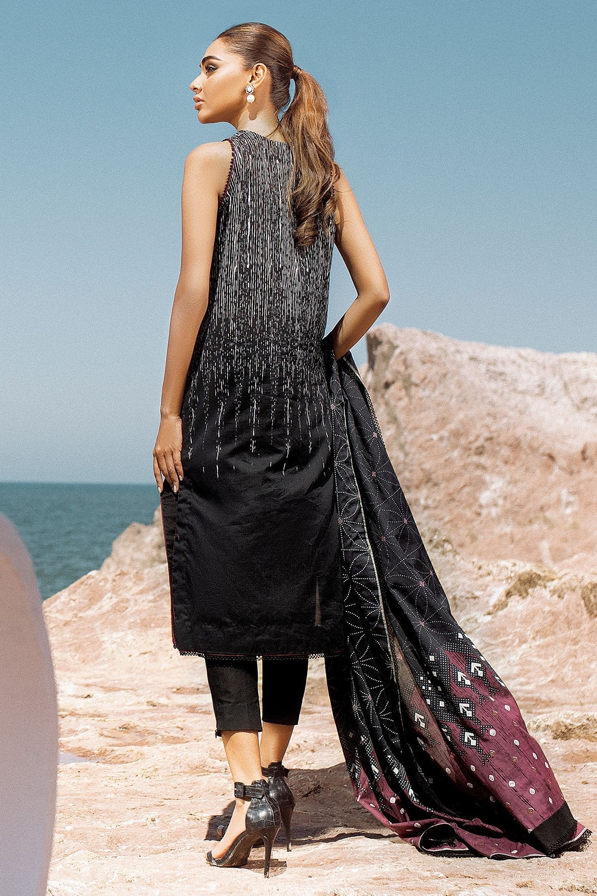 Alkaram - 2 Pc Embroidered Lawn Suit With Lawn Dupatta