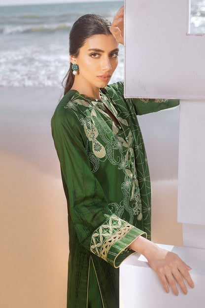 Alkaram - 2 Pc Embroidered Lawn Suit With Lawn Dupatta